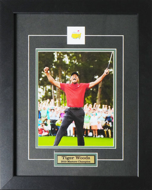 Tigers Woods PGA 2019 Championship 8x10 Golf Sports Memorabilia Collector Frame (Vertical Action)