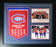 Montreal Canadiens Stanley Cup Championship Felt Banner With 2 Photo Sports Hockey Memorabilia Collector Frame