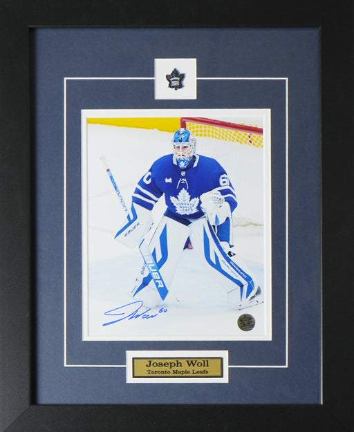 Joseph Woll Toronto Maple Leafs Signed Hockey 8x10 Sports Memorabilia Collector Frame