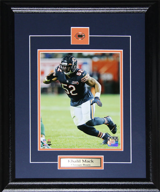 Khalil Mack Chicago Bears Football Sports Memorabilia 8x10 Collector Frame