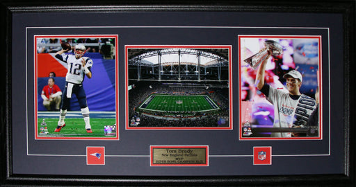Tom Brady New England Patriots Superbowl XLIX MVP 3 Photo Football Frame