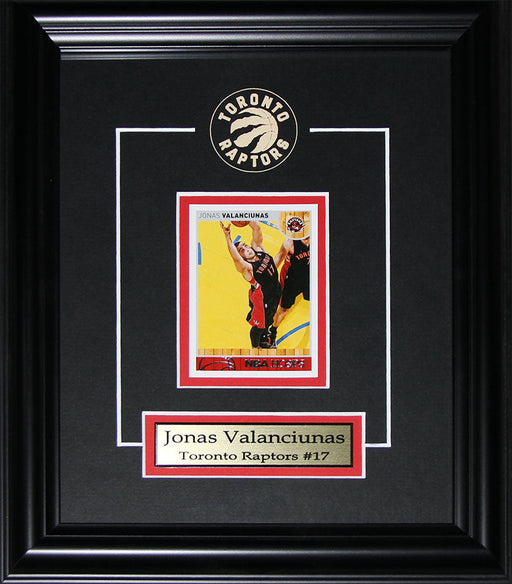 Jonas Valanciunas Toronto Raptors single Card Basketball Collector Frame