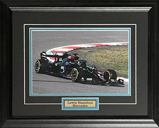 Lewis Hamilton Team Mercedes Formula 1 Auto Motorsport Racing Driver 8x12 Frame