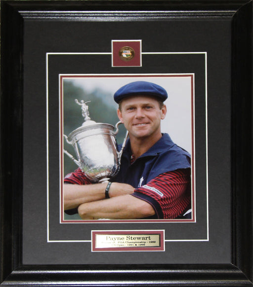 Payne Stewart PGA Golf Champion 8x10 Collector Memorabilia Collector Frame