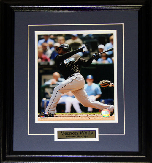 Vernon Wells Toronto Blue Jays 8x10 Baseball Memorabilia Collector Frame