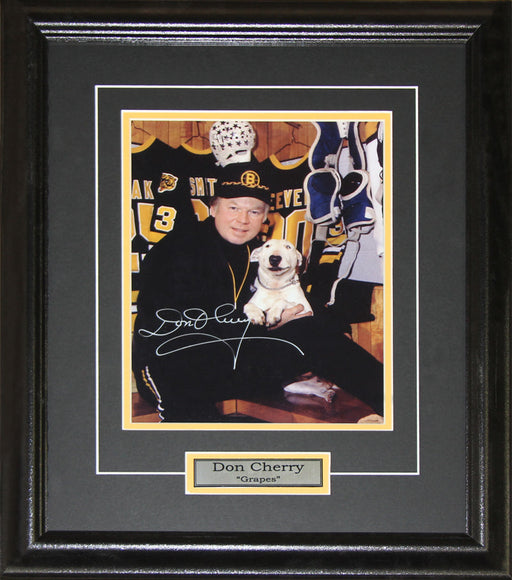 Don Cherry Signed 8x10 Hockey Memorabilia Collector Frame