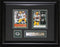 Aaron Rodgers Green Bay Packers 2 Card Football Memorabilia Collector Frame