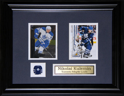 Nikolai Kulemin Toronto Maple Leafs 2 Card Hockey Collector Frame