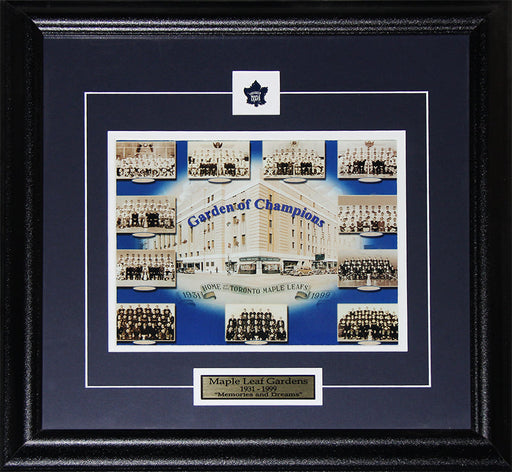 Maple Leaf Gardens 1931 - 1999 Memories & Dreams 8x10 Hockey Collector Frame