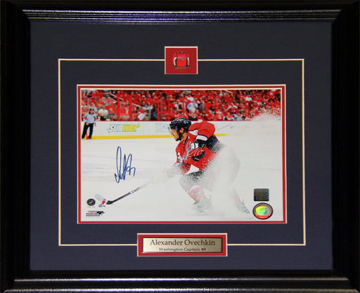 Alexander Ovechkin Washington Capitals Signed 8x10 Hockey Collector Frame