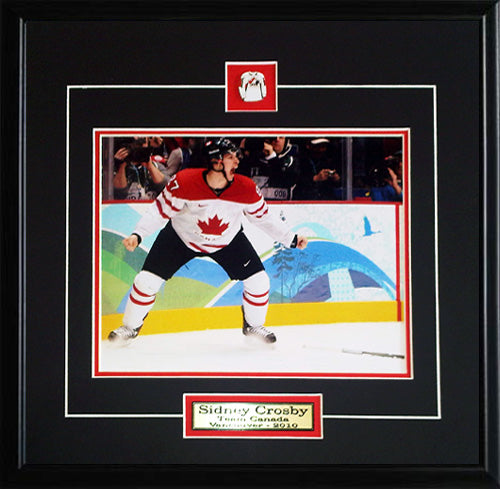 Sidney Crosby 2010 Team Canada Hockey Vancouver Winter Olympics Overtime Goal 8x10 Frame
