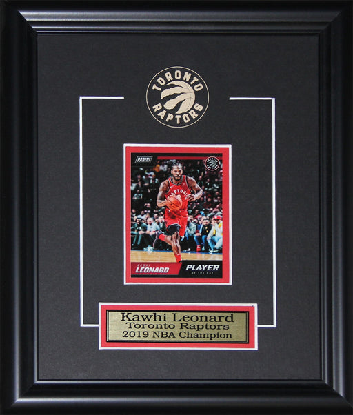 Kawhi Leonard Toronto Raptors Basketball Sports Memorabilia Collector Card Frame