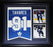 John Tavares Toronto Maple Leafs #91 Lazer Etched Autograph Felt Jersey Banner Hockey Sports Memorabilia Collector Frame