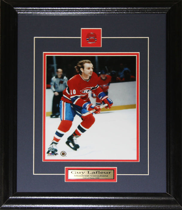 Guy Lafleur Montreal Canadiens 8x10 Hockey Memorabilia Collector Frame