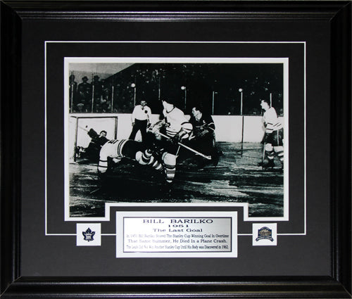 Bill Barilko Toronto Maple Leafs Goal 11x14 Hockey Collector Frame