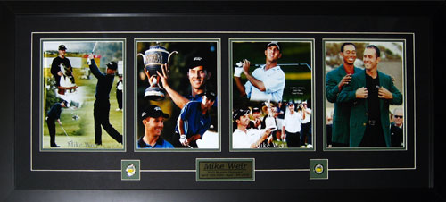 Mike Weir PGA Canadian Golf Career 4 Photograph Collector Frame