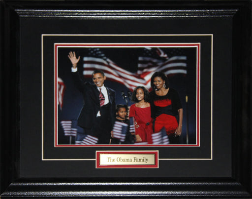 Barack Michelle Malia Sasha Obama Family American Presidential USA 8x10 Frame