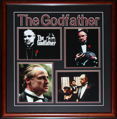 The Godfather Vito Corleone Marlon Brando Gangster Movie 4 Photograph Frame