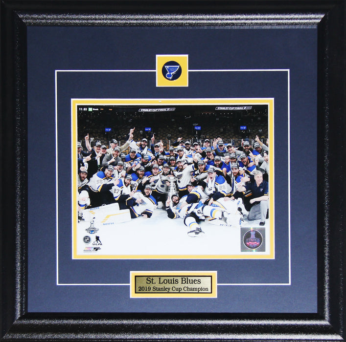 St. Louis Blues 2019 Stanley Cup Champions Hockey Memorabilia 8x10 Collector Frame