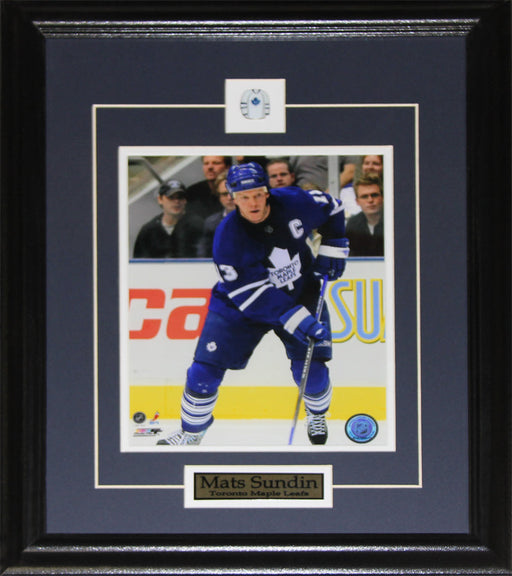 Mats Sundin Toronto Maple Leafs 8x10 Hockey Memorabilia Collector Frame