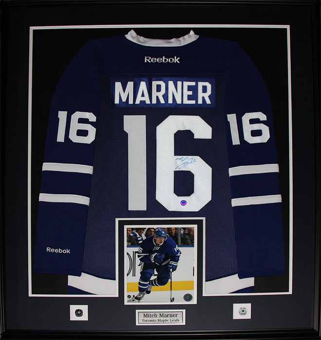 Mitch Marner Toronto Maple Leafs Signed Jersey Hockey Collector Frame