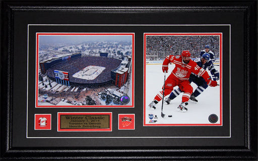 Henrik Zetterberg Detroit Red Wings 2014 Winter Classic 2 Photo Hockey Frame