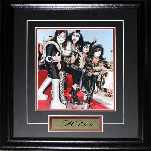 KISS Rock & Roll Band Paul Stanley Gene Simmons Peter Criss Frehley 8x10 Frame