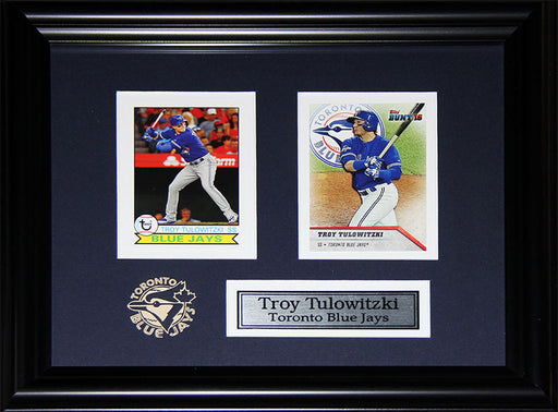 Troy Tulowitzki Toronto Blue Jays 2 Card Baseball Collector Frame