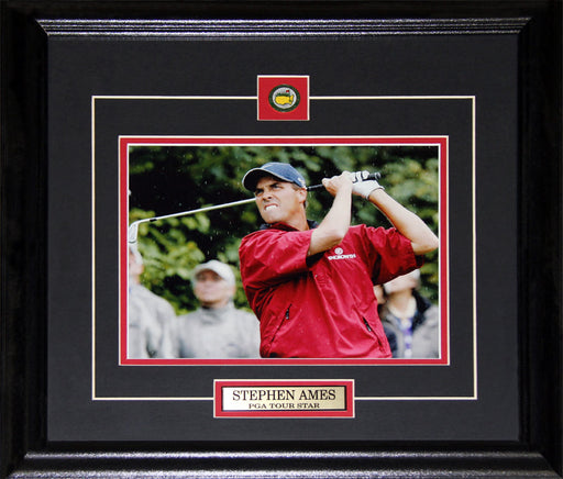 Stephen Ames Canadian PGA Golf 8x10 Collector Memorabilia Collector Frame