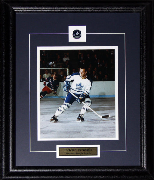 Eddie Shack Toronto Maple Leafs 8x10 Hockey Memorabilia Collector Frame