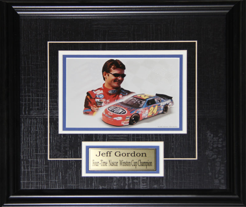 Jeff Gordon NASCAR Auto Motorsport Racing Driver Mini Photo Collector Frame