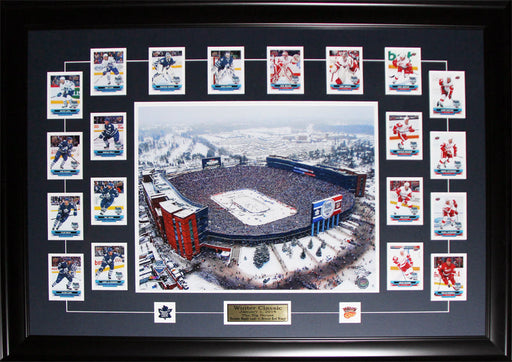 2014 Winter Classic Toronto Maple Leafs Detroit Red Wings Cards Set Hockey Frame