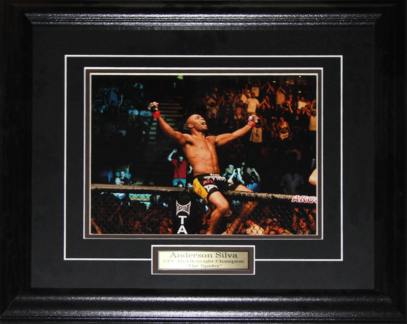 Anderson The Spider Silva UFC MMA Mixed Martial Arts 8x10 Collector Frame