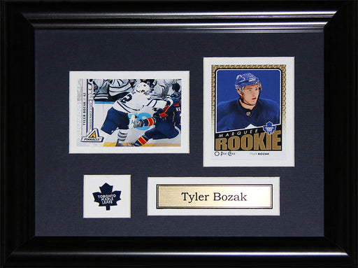 Tyler Bozak Toronto Maple Leafs 2 Card Hockey Memorabilia Collector Frame