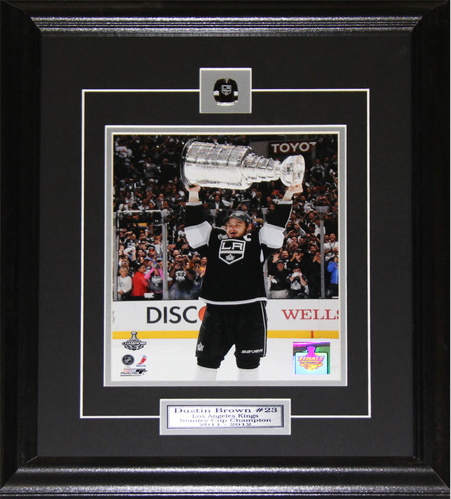 Dustin Brown Los Angeles Kings Stanley Cup 8x10 Hockey Collector Frame