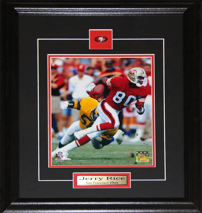 Jerry Rice San Francisco 49ers 8x10 Football Memorabilia Collector Frame