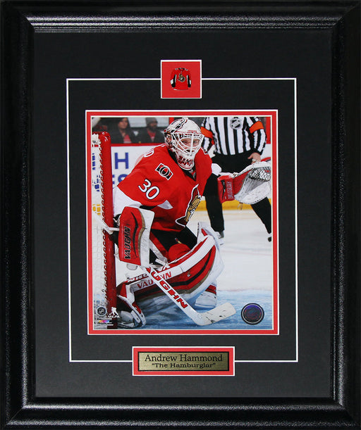 Andrew Hammond Hamburglar Ottawa Senators 8x10 Hockey Collector Frame
