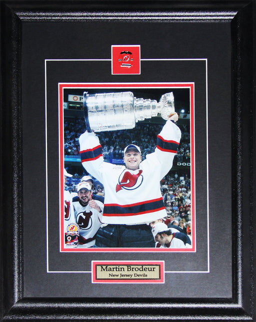 Martin Brodeur New Jersey Devils Stanley Cup Hockey Memorabilia Collector 8x10 Frame