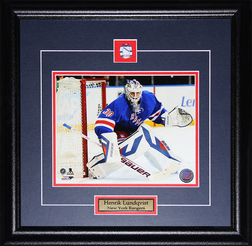 Henrik Lundqvist New York Rangers 8x10 Hockey Memorabilia Collector Frame