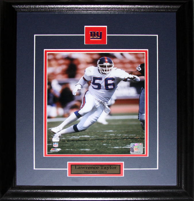 Lawrence Taylor New York Giants 8x10 Football Memorabilia Collector Frame (White)