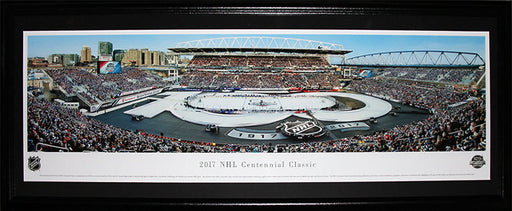 2017 Toronto Maple Leafs vs Detroit Red Wings Centennial Classic BMO Field Panorama Hockey Frame