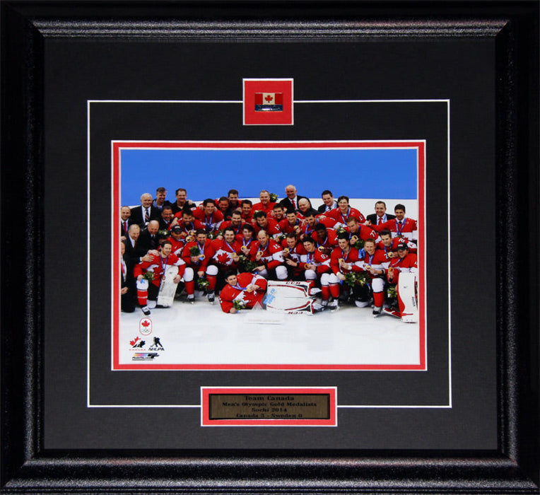2014 Team Canada Men's Hockey Gold Medal Sochi Winter Olympics 8x10 Frame
