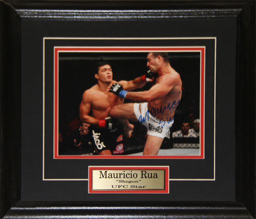 Mauricio Shogun Rua UFC MMA Mixed Martial Arts Signed 8x10 Collector Frame