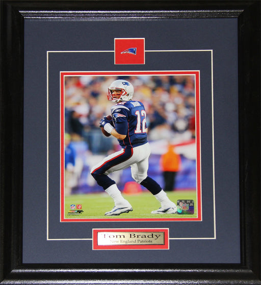 Tom Brady New England Patriots 8x10 Football Memorabilia Collector Frame