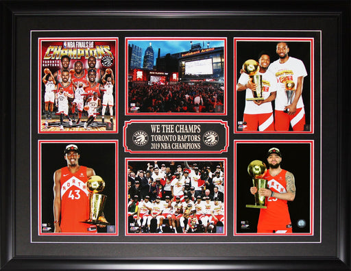 Toronto Raptors 2019 Finals Championship Leonard Lowry Siakam Van Fleet 6 Photograph Memorabilia Collector Frame