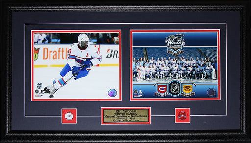 PK Subban Montreal Canadiens 2016 Winter Classic 2 Photo Hockey Frame