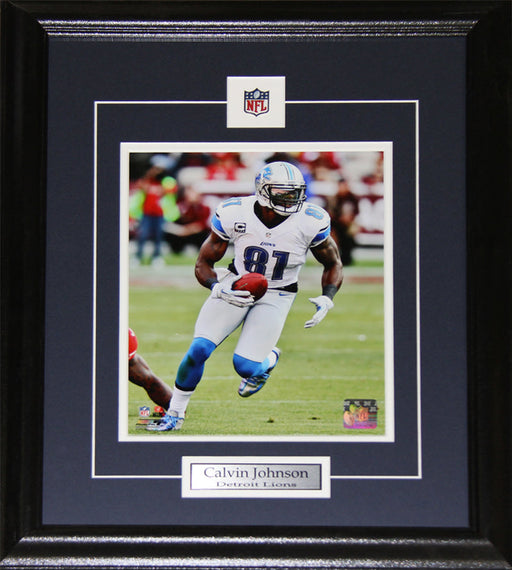 Calvin Johnson Detroit Lions 8x10 Football Memorabilia Collector Frame