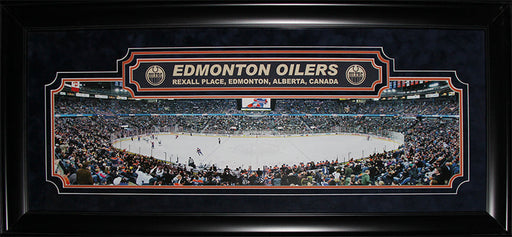 Edmonton Oilers Rexall Place Panorama Deluxe Hockey Collector Frame