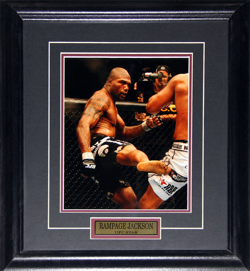 Quinton Rampage Jackson UFC MMA Mixed Martial Arts 8x10 Collector Frame