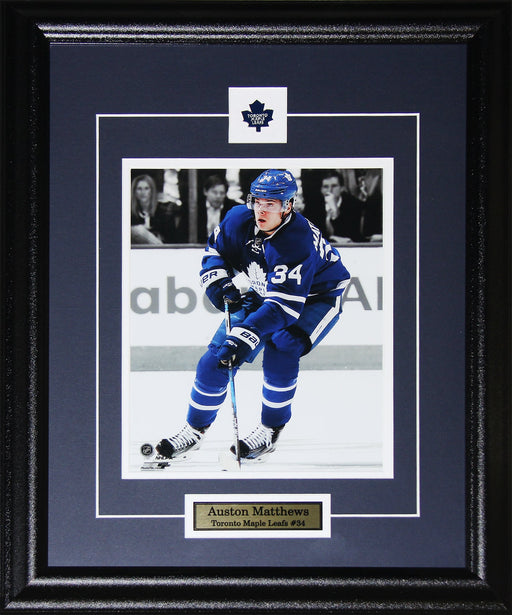Auston Matthews Toronto Maple Leafs Hockey Spotlight 8x10 Memorabilia Collector Frame